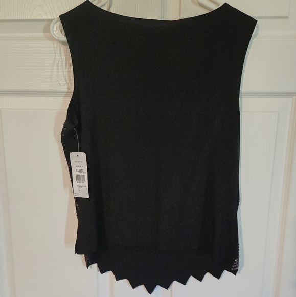 NWT RHINESTONE EVENINGWEAR TOP BY JBL - Picture 5 of 7